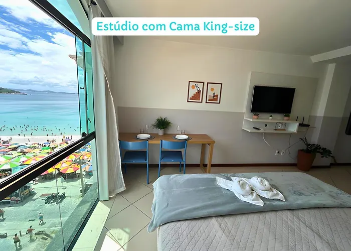 Lofts à Beira-Mar com Vista Deslumbrante! Apartamento Arraial do Cabo